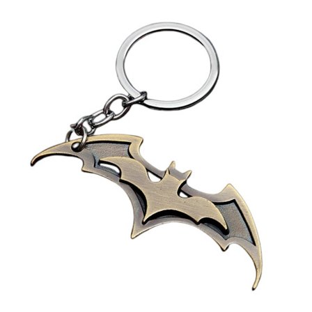 Pronssinen Batman-avaimenperäriipuslahja The Dark Knight -avaimenperä