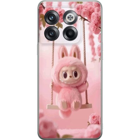 Kompatibel Mobilcover til OnePlus 10T Monsterfigur sød kanin med lyserøde kinder