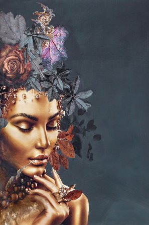 Malerifabrikken - Plakat Gold couture 1 - Guld - Posters - Fra Homeroom