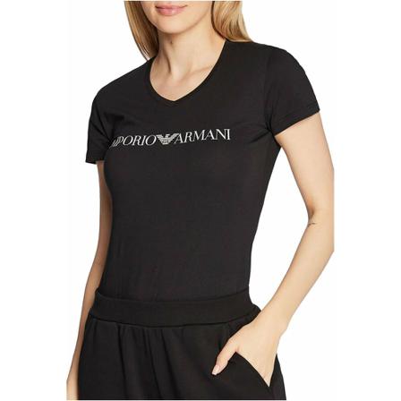 Emporio Armani T-Shirts svart, Dam, Dam, Storlek: L