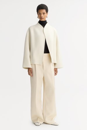 Soft Goat - Short jacket - Cashmere jacket - L - Feather White