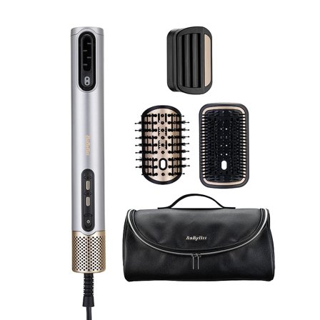 BaByliss Air Wand Air Wand Limited Edition Silver, Hår, Styling Tools, Hårtørrer