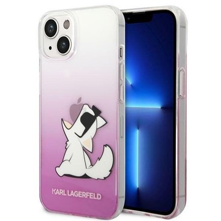Karl Lagerfeld KLHCP14MCFNRCPI iPhone 14 Plus 6,7" hardcase pink / pink Choupette Fun