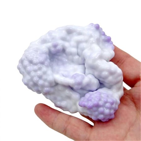 Drue Smoothie Stressball, Drue Stressball, Formbar Vakuum Ball Stressball, Sensorisk Fidget Klemmeleke for Stresslindring