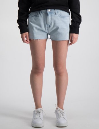 Calvin Klein RELAXED HR SHORT LIGHT BLUE Blauw Shorts Meisjes - Kids Brand Store