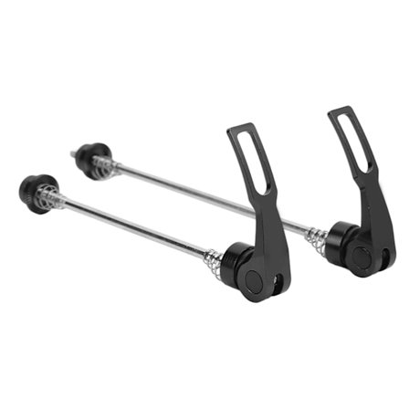 MEROCA Hurtigudløsning Cykelspyd Navaxel Skivebremse Hurtigudløsningsspak Aluminium til Mountainbike Sort par