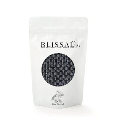 Blissal - Blissal Eksfolierende Badehåndklæde, Blissal Eksfolierende Badehåndklæde - Sort 1-pak