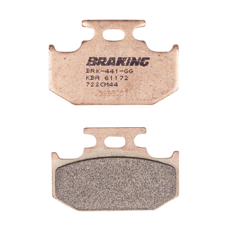 Bremsbeläge Hinten Braking Gesintert - Kawasaki KLX 650 R 1993-2001