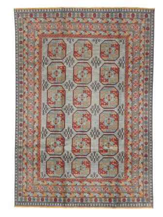 Afghan Fine Vloerkleed Oosters Bruin/Donkerrood (Wol, Afghanistan)