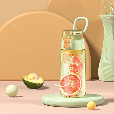 Vattenflaska Plastkopp GRÖN