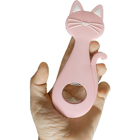 Kreativ magnetisk flaskeåpner i form av en bærbar katt