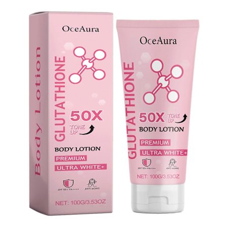 Glutathione 50X Tone-Up Body Lotion Lysnende Fugtgivende Solbeskyttelse Anti-Aging Hudpleje til Alle Hudtyper
