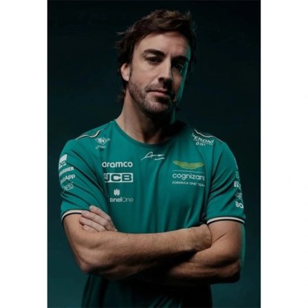 2023 Aston Martin F1-hold T-shirt spanske racerkører Fernando L