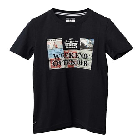 Weekend Offender Barn/Barn Ticket T-Shirt 6 År Marinblå