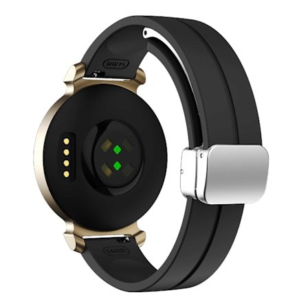 For Garmin Lily 2 silikone armbånd med magnetisk foldelukning