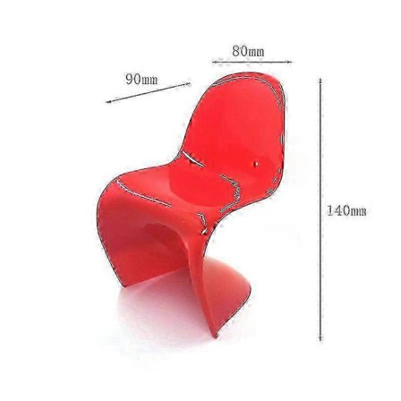 Spisestuestoler i plastkrystall, Casual Home Chair Model -hk814