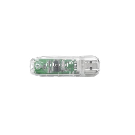 Intenso - USB-minne Rainbow Line 32GB Transparent Hvit