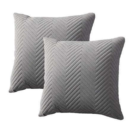 Pakke med 2 dekorative pudebetræk pudebetræk pudebetræk til sofa seng bil blå