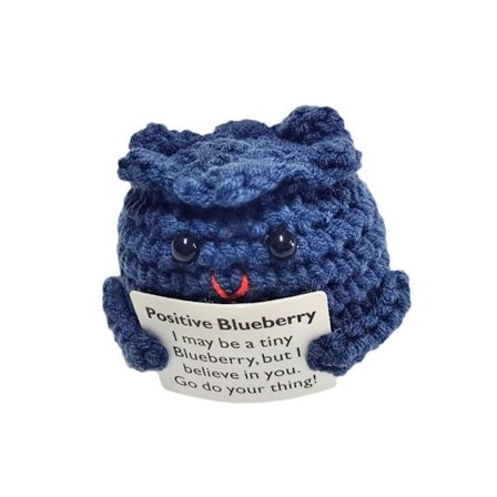 Mini stickad växtdocka Rolig positiv potatis J J