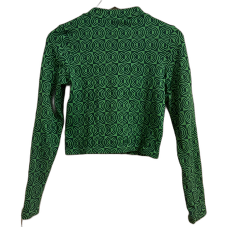 Grönmönstrad långärmad tröja