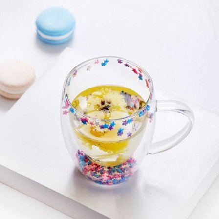 Dobbelvegg glasskopp Kaffe Tekopp 02 02