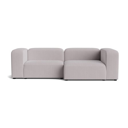 Milo chaiselong sofa, højrevendt | 260cm - Lincoln Lysegrå - 260x130x72 - Sofa, chaiselong