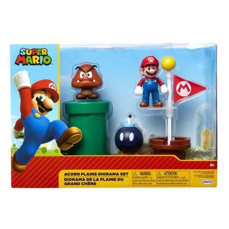 Super Mario Acorn Plains Diorama Lekset Multifärg