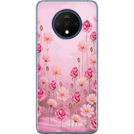 Kompatibelt Mobildeksel til OnePlus 7T Petal Reverie Soft Blush