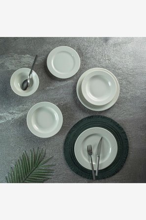 Hermia - Middagsuppsättning (24 delar) Esma - Vit - Serviser - Från Homeroom
