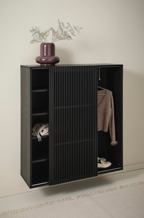 Jotex - Entréoppbevaring Ask/MDF Svart SION - Kjøp Entrémøbler hos Jotex