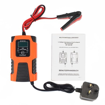 12V 6V Bil Motorsykkel Jump Starter Bærbar Vedlikeholder Strøm Batterilader