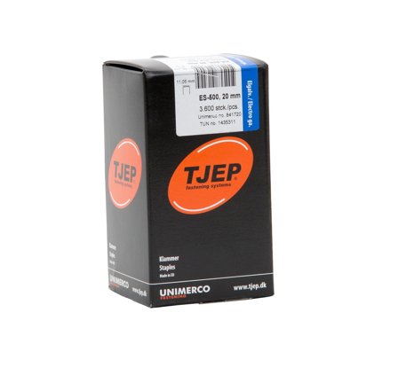 TJEP 841720 Klammer ES-500, FZB 20 mm, 3600-pakning, Innfesting