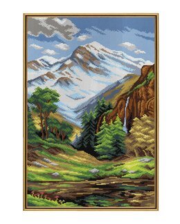 Stickpackung Bild Landschaft