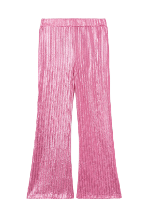 RIKIKI Glansiga leggings CELINE Rosa 122/128