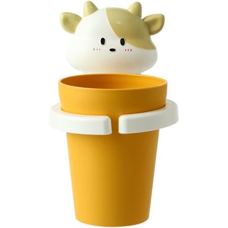 Tandborsthållare för barn med mugg utan borrning med mugg