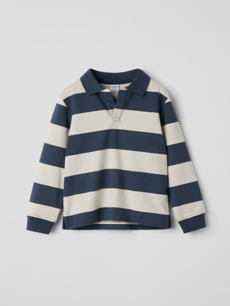 Polarn O. Pyret - Long-sleeved rugby shirt - 86 - Childrenswear - blue