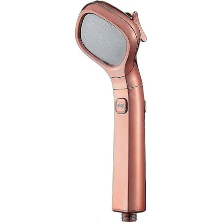Duschhuvud Handdusch Kalkavvisande Fyra Hastigheter Hemduschhuvuden, Lotus Huvud, Högtryck Elektropläterad Dusch, Dusch - Roséguld