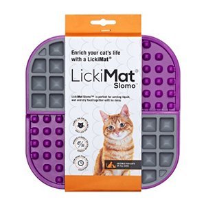 LickiMat Slomo Cat, Lila 20 cm.