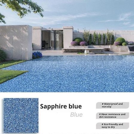 Høyglans Marmoreffekt Selvutjevnende Gulvbelegg Garasje Vanntett Maling