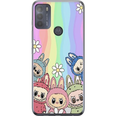 Yhteensopiva Puhelinkuori Motorola Motorola Moto G50 Regnbage