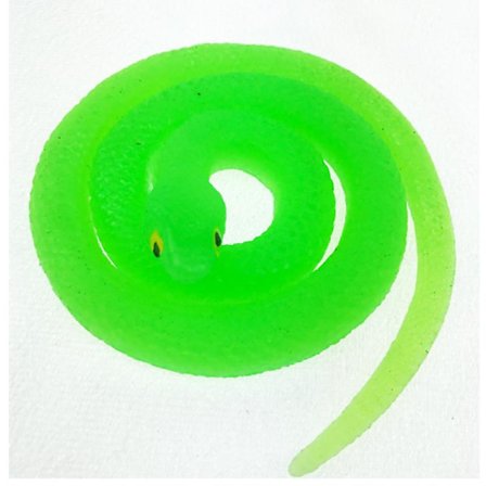 Miljøvenlig gummislangeprank legetøj blød lim falsk slange Halloween prank legetøjsslange