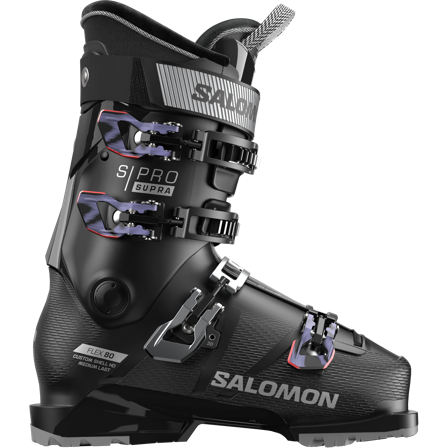 Salomon - Alpinskischuhe S/pro Supra 85 W - Black / Silver Met. - 23/23.5