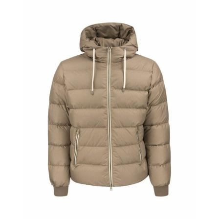 Herno Hooded Down Jacket , Bruin , Heren , Maat: S