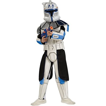 Rubies Star Wars Clone Wars Børne Clone Trooper Deluxe Captain Rex Kostume, Medium Medium