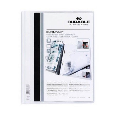 DURABLE Offertmapp DURAPLUS EU m.ficka A4+ vit - Lyreco - Kontorsmaterial - Mappar och plastfickor - Offertmappar