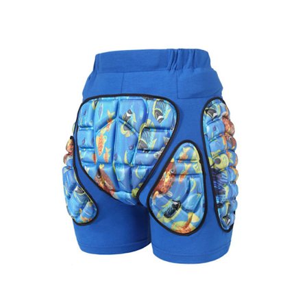 3D Vadderat skydd Höft Korta Byxor Skyddsutrustning