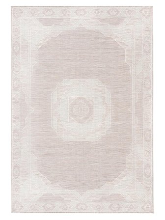 Alfombra Para Interiores/Exteriores Lavable Safi - Beige Claro/Blanco 200X300