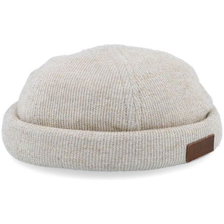 Stetson - Beige docker Beanie - Cotton/Linen Jersey Natural Docker @ Hatstore