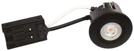 Scan Products Luna QI Downlight-valaisin 2700 K, 5 W, sisätilat Mattamusta, Valaistus