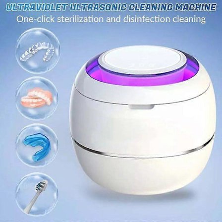 Ultralydsrenser til retainer, aligner, protese, Invisalign, UV-tandrenser, mundbeskytter - billige gaver